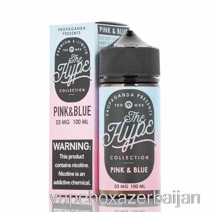 Vape Azerbaijan Hype - Pink & Blue - Propaganda E-Liquids - 100mL 12mg